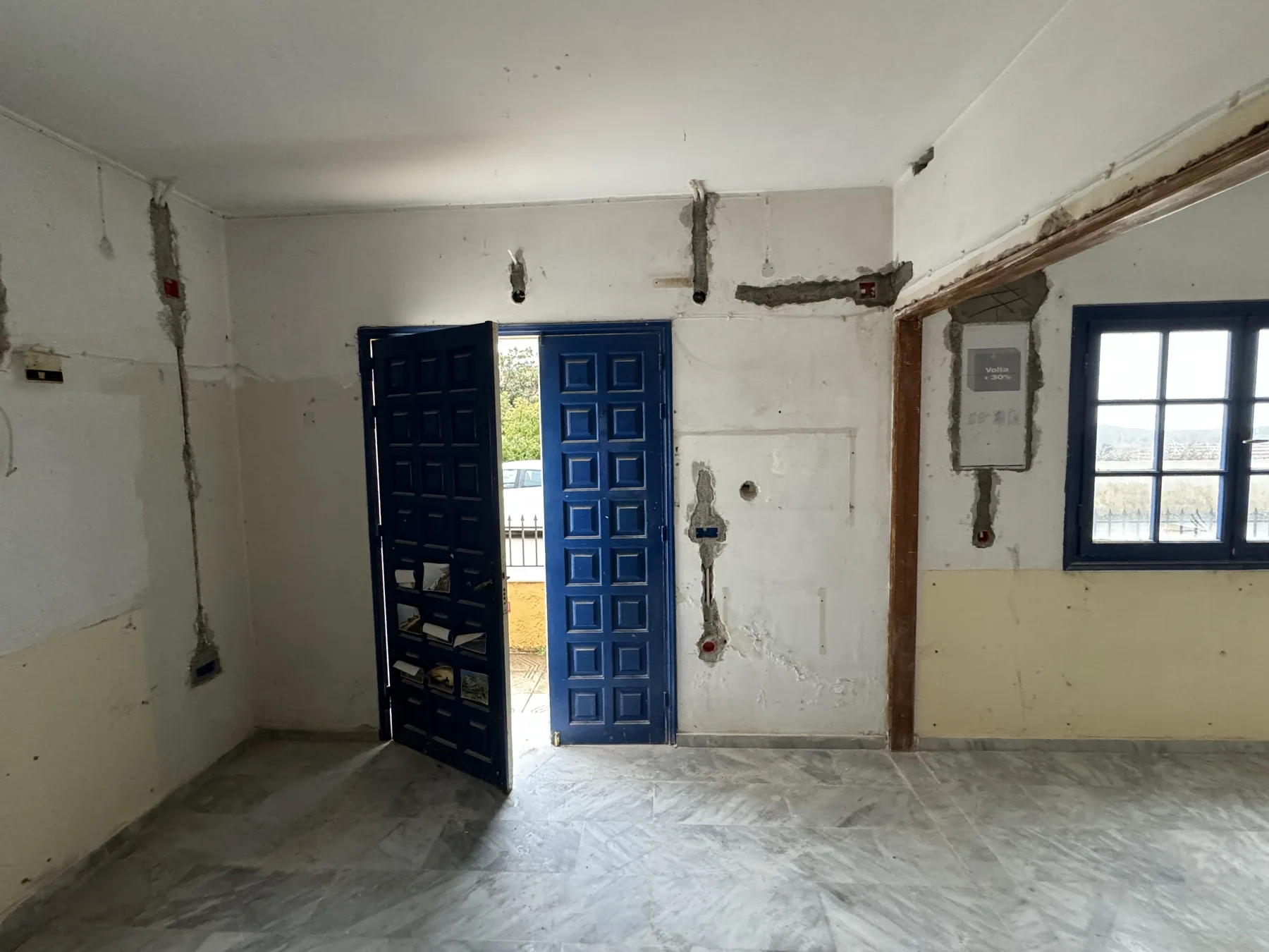 Ο δημοτικός χώρος πριν από την ανακαίνιση.